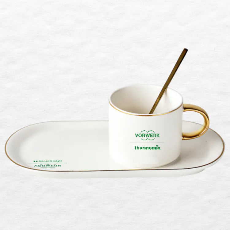 美善品logo陶瓷杯組 (白色)